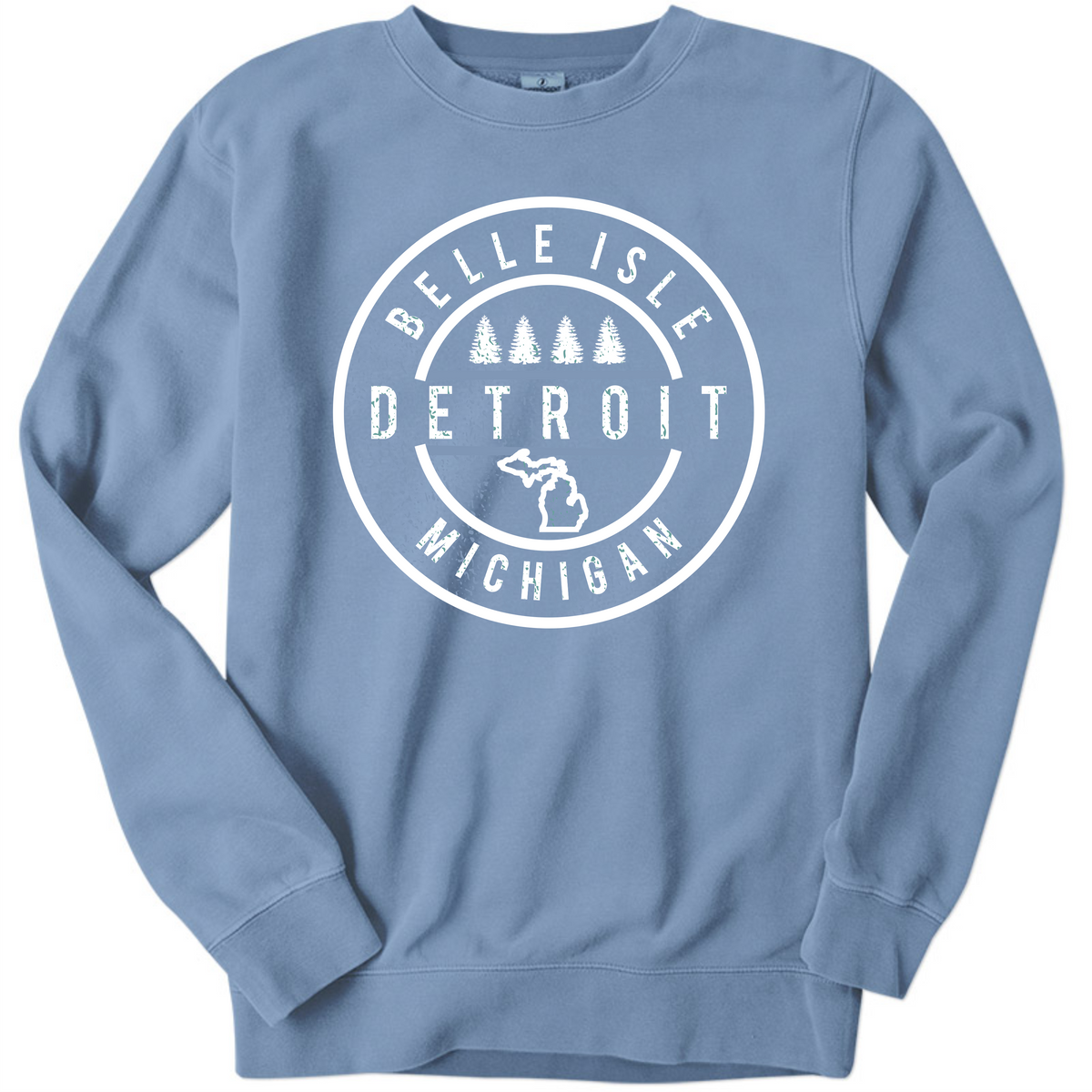 DSA Belle Isle Crewneck Pigment Dyed Sweatshirt – Detroit Street