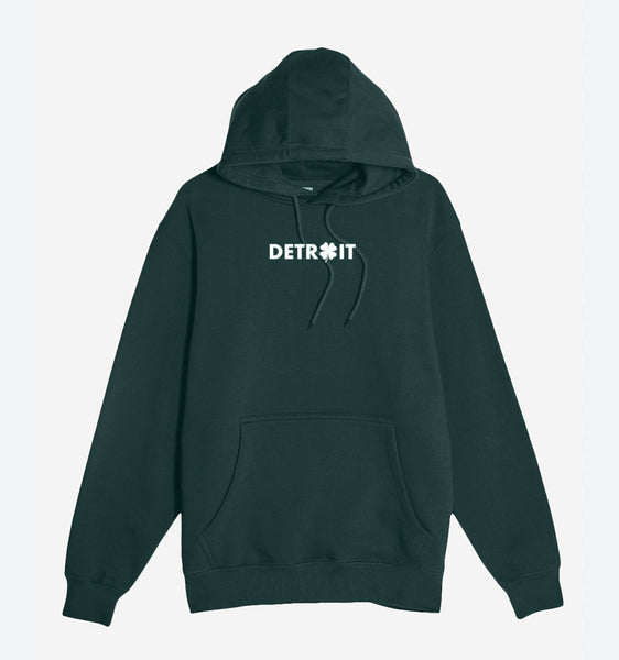 Detroit St Patrick’s Day Embroidered hooded sweatshirt